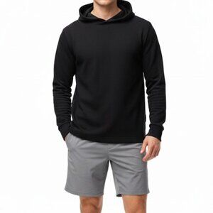 Navy Blue Perry Ellis Hoodie Sweatshirt Medium